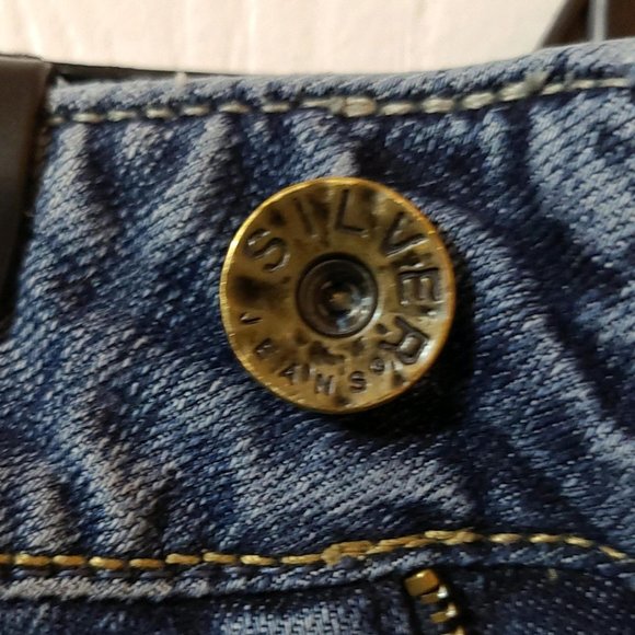 Miss Me Girls Size 10 Denim Capri, Medium Wash - Picture 4 of 7